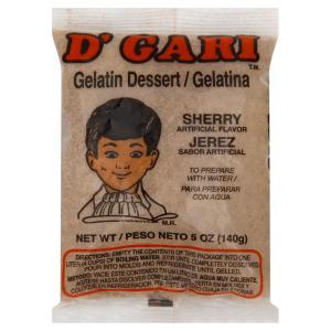 d'gari - Sherry Gelatin Dessert