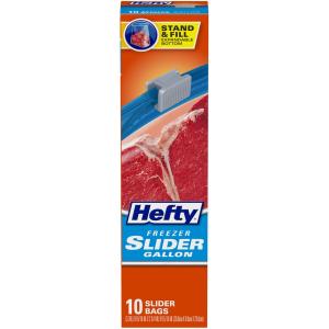 Hefty - Slider Bags Freezer Gallon