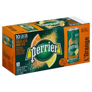 Perrier - Slim Can L Orange 10pk