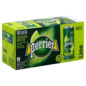 Perrier - Slim Can Lime 10pk