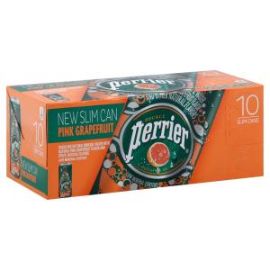 Perrier - Slim Can Pink Grapefruit 10pk