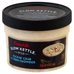 campbell's - Slow Kettle Kickin' Crab&corn Chowder