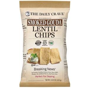 the Daily Crave - Smoked Gouda Lentil Chips