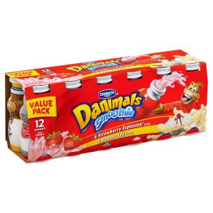 Danimals - Smoothie Strawbry Ban 12pk