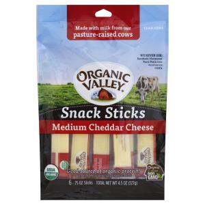 Organic Valley - Snack Stick Medium Cheddar