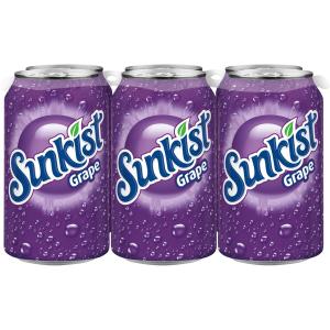 Sunkist - Soda Grape 6pk 12oz