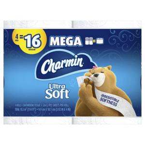 Charmin - Soft 4Mega Roll 264ct