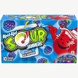 kool-aid - Sour Shockin Blue Raspberry Jammers 10pk