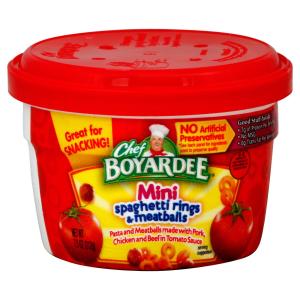 Chef Boyardee - Spaghetti Rings W Meat Microwave