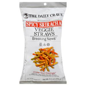 the Daily Crave - Spicy Sriracha Veggie Straws