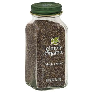 Simply Organic - Ssnng Ppr Blck Med Org Bttl