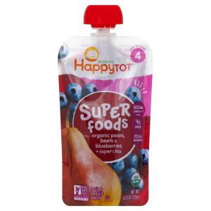 Happy Tot - Stg4 Blueberry Pear Beet 4.22oz