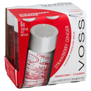 Voss - Strawberry Ginger 6 Pack