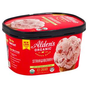 Aldens Organic - Strawberry Ice Cream