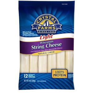 Crystal Farms - String Chs Light Mozzarella