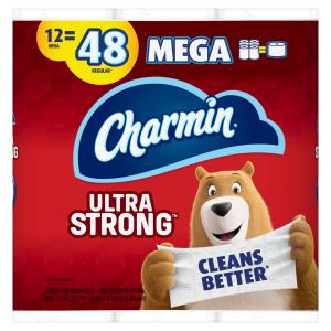 Charmin - Strong Bath Tissue 12 Mega Roll