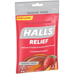 Halls - Sugar Free Honey Bry