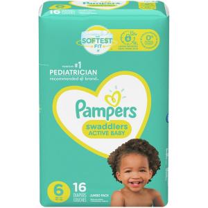 Pampers - Swaddler S6 Jumbo 16ct