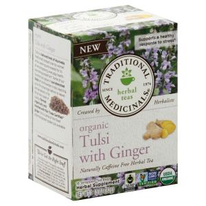 Traditional Medicinals - Organic Tulsi W Ginger Tea