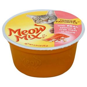 Meow Mix - Tender Favorites Salmon Crab