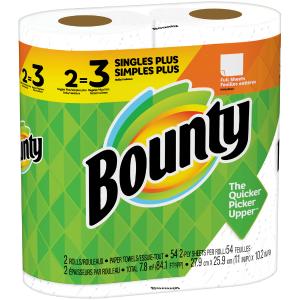 Bounty - Towel White Plus 2 Roll