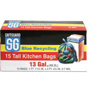 Safeguard - Trash Blue 13 Gal