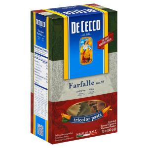 Dececco - Tri Color Farfalle