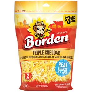 Borden - Triple Cheddar Shred