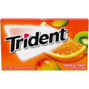 Trident - Tropical Twist Sugar Free Gum