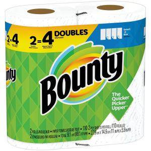 Bounty - White Select a Size 2 Dbl Roll Ppr Towel