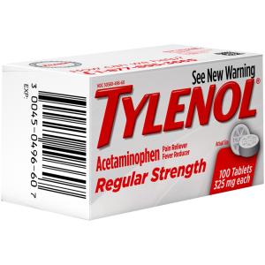 Tylenol - Tylenol Tablets 100 S 100 Cts