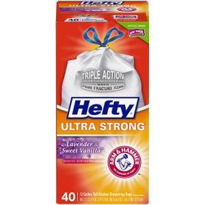 Hefty - Ultra Strength Vanilla Tall Kitchen Bag