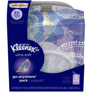 Kleenex - Ultra Sft go Anywhere Tissues