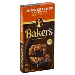 baker's - Unsweetened Choc Bar