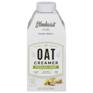 Elmhurst - Unswt Oat Creamer Pistachio