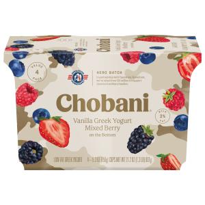 Chobani - Low-fat Vanilla Mixed Berry Yogurt