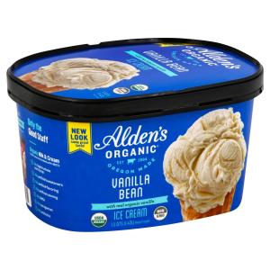 Aldens Organic - Organic Vanilla Bean Ice Cream Tub