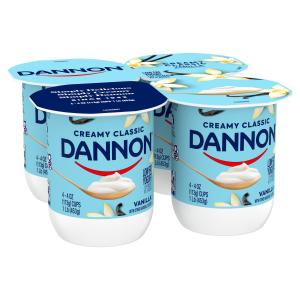 Dannon - Vanilla Yogurt 4pk