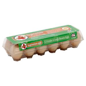 Cff - Vegetarian Brown Eggs 12 Pack