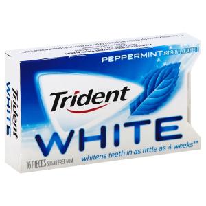 Trident - Trident White Peppermint Gum