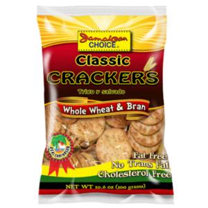 Jamaican Choice - Whole Wheat & Bran Crackers