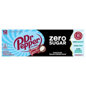 Dr Pepper - Zero Sugar Creamy Coconut Soda